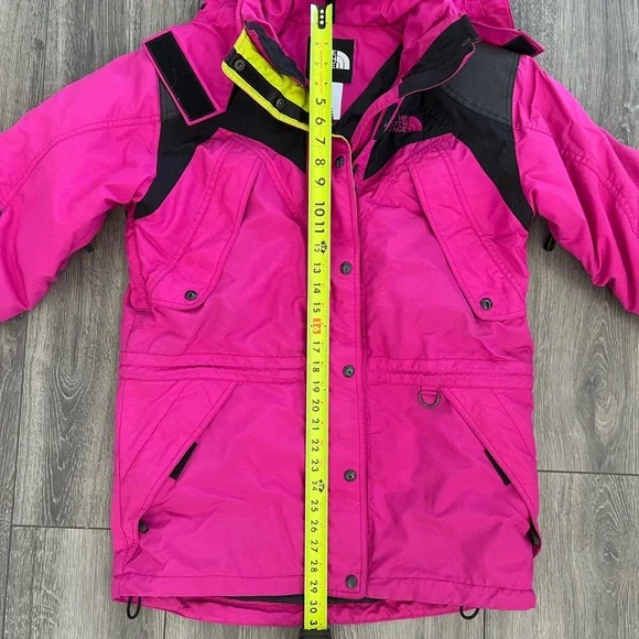 The North Face Vintage Insulated Mountain Parka Jacket Pink Black Size Large - Picture 7 of 12
